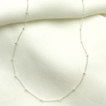 Load image into Gallery viewer, 444SSNecklace. Sterling Silver Satellite Finished Necklace
