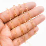 Load image into Gallery viewer, V313GF. 14K Gold Filled Diamond Cut Paperclip Chain