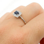 Load image into Gallery viewer, RN417572BS. 14K Solid Gold Diamond and Blue Sapphire Ring
