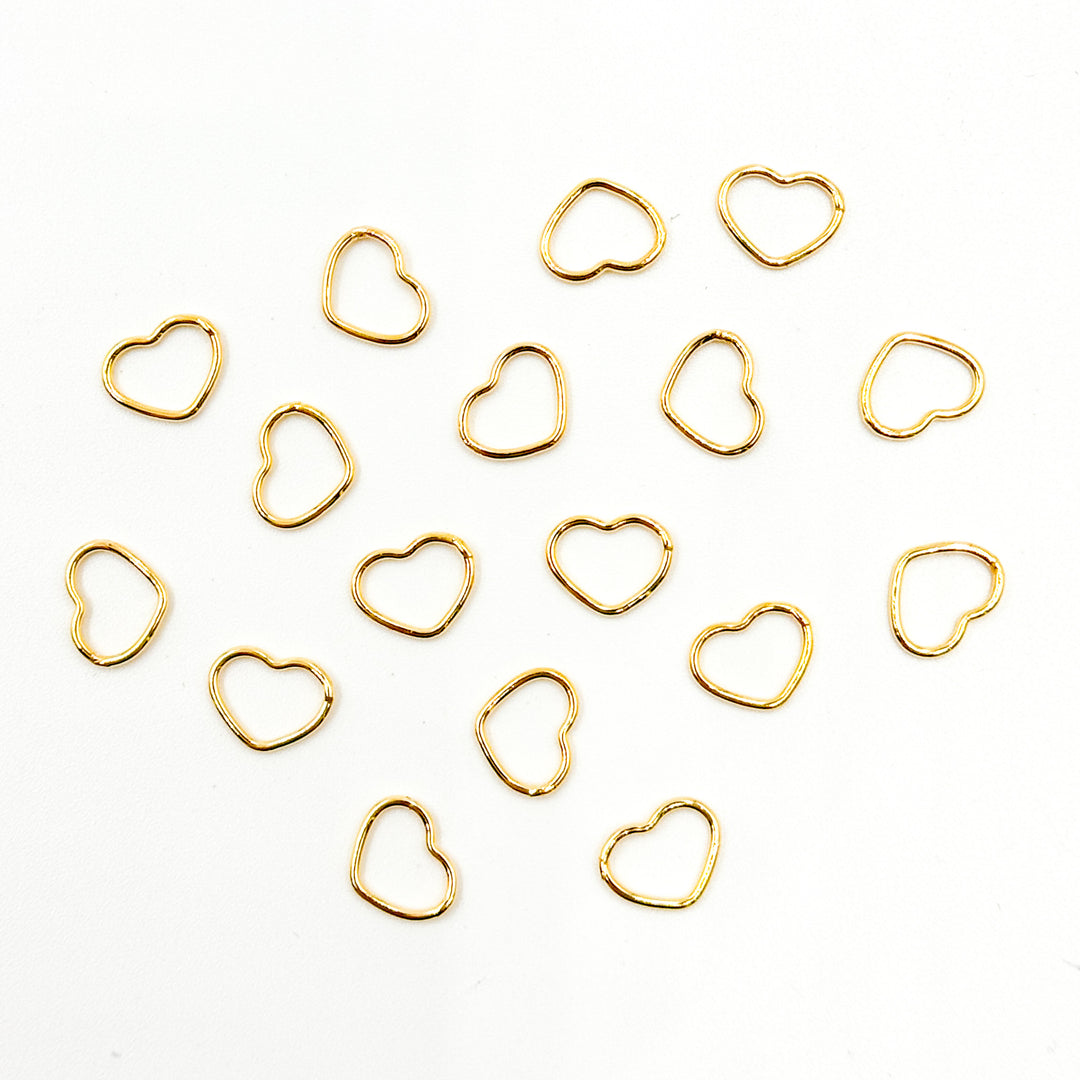 V294MGF. 14k Gold Filled Heart Charm