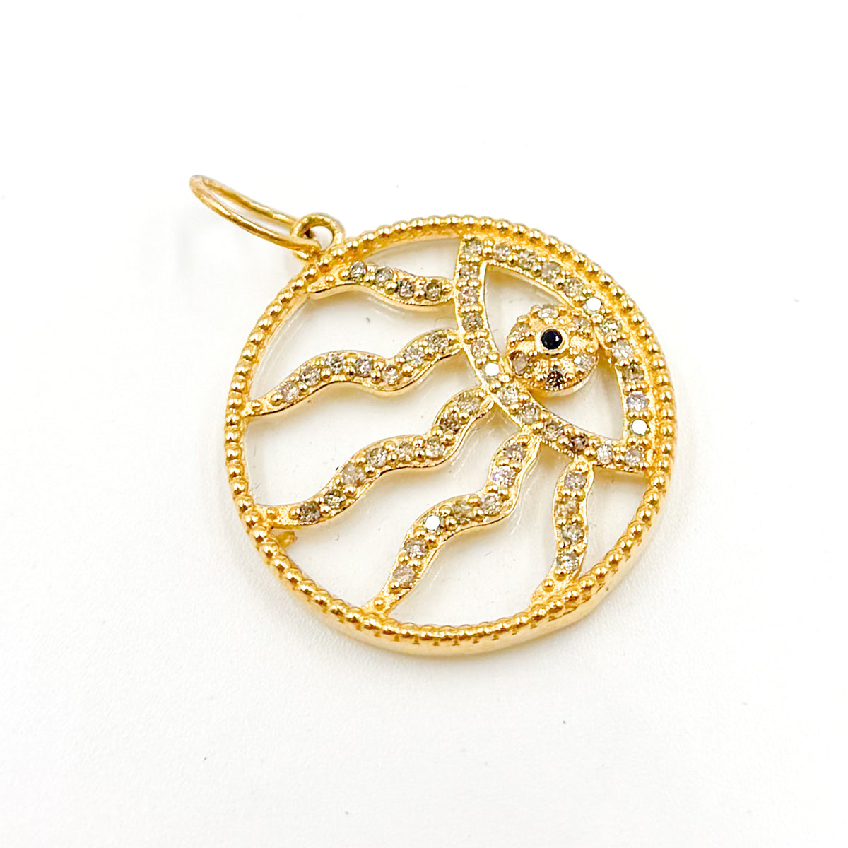 Shop Now 14K Gold Evil Eye Pendant