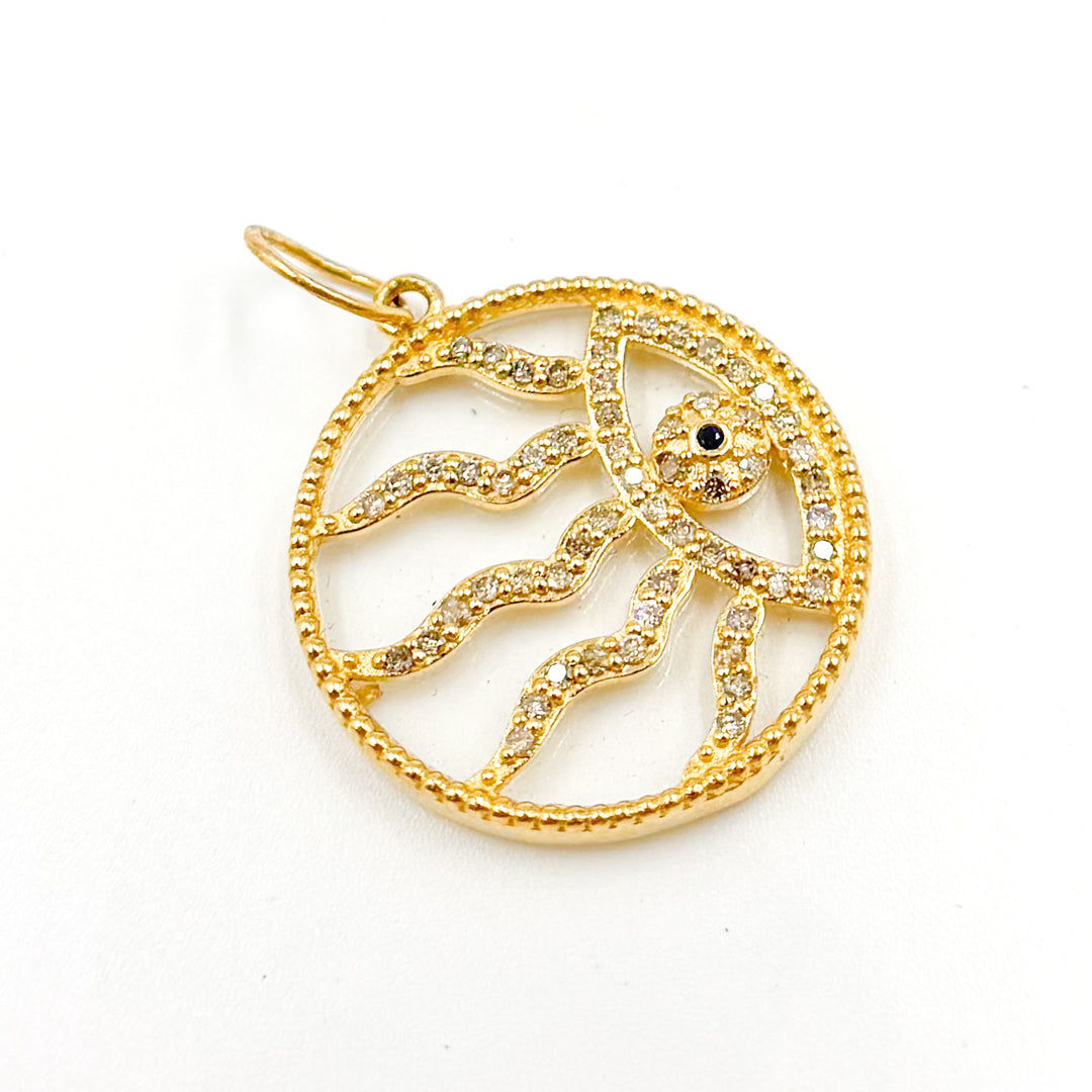 Shop Now 14K Gold Evil Eye Pendant