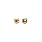 Load image into Gallery viewer, ER113641. 14k Solid Gold Diamond and Gemstone Oval Stud Earrings