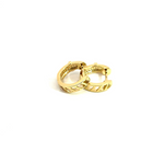 Load image into Gallery viewer, EHE56968Y. 14k Solid Gold Diamond Hoops

