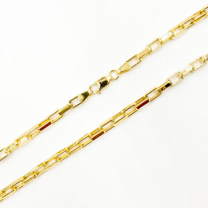 075HVI0164000. 14K Solid Gold Box Link Chain