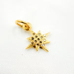 Load image into Gallery viewer, DC414. Diamond Sterling Silver Star Charm
