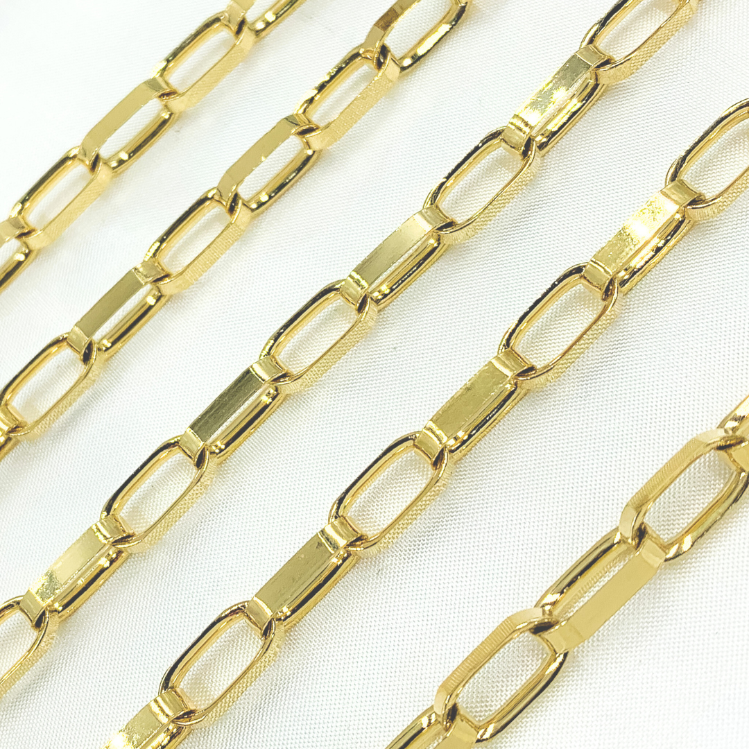 Sterling Silver Flat Oval Link Chains
