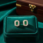 Load image into Gallery viewer, EFI54128. 14k Solid Gold Diamond and Gemstone Studs Earrings