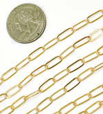 Load image into Gallery viewer, 14K Gold Filled PaperclipChain. 2802FGF
