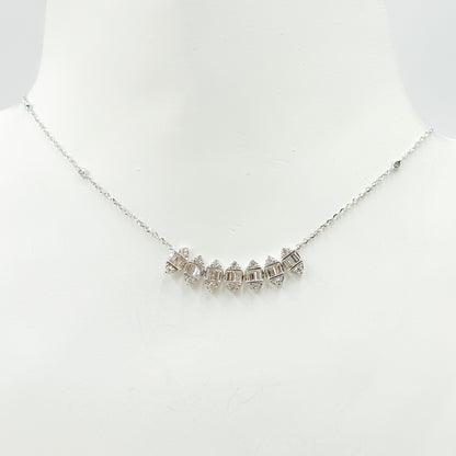 NT403015. 14K Solid Gold Diamond Necklace