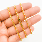 Load image into Gallery viewer, 135KV0934000. 14k Solid Yellow Gold Venetian Box Link Chain