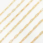 Load image into Gallery viewer, V298GF. 14k Gold Filled Textured &amp; Smooth Paperclip Link Chain