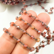 Coated Terracotta Quartz Wire Chain