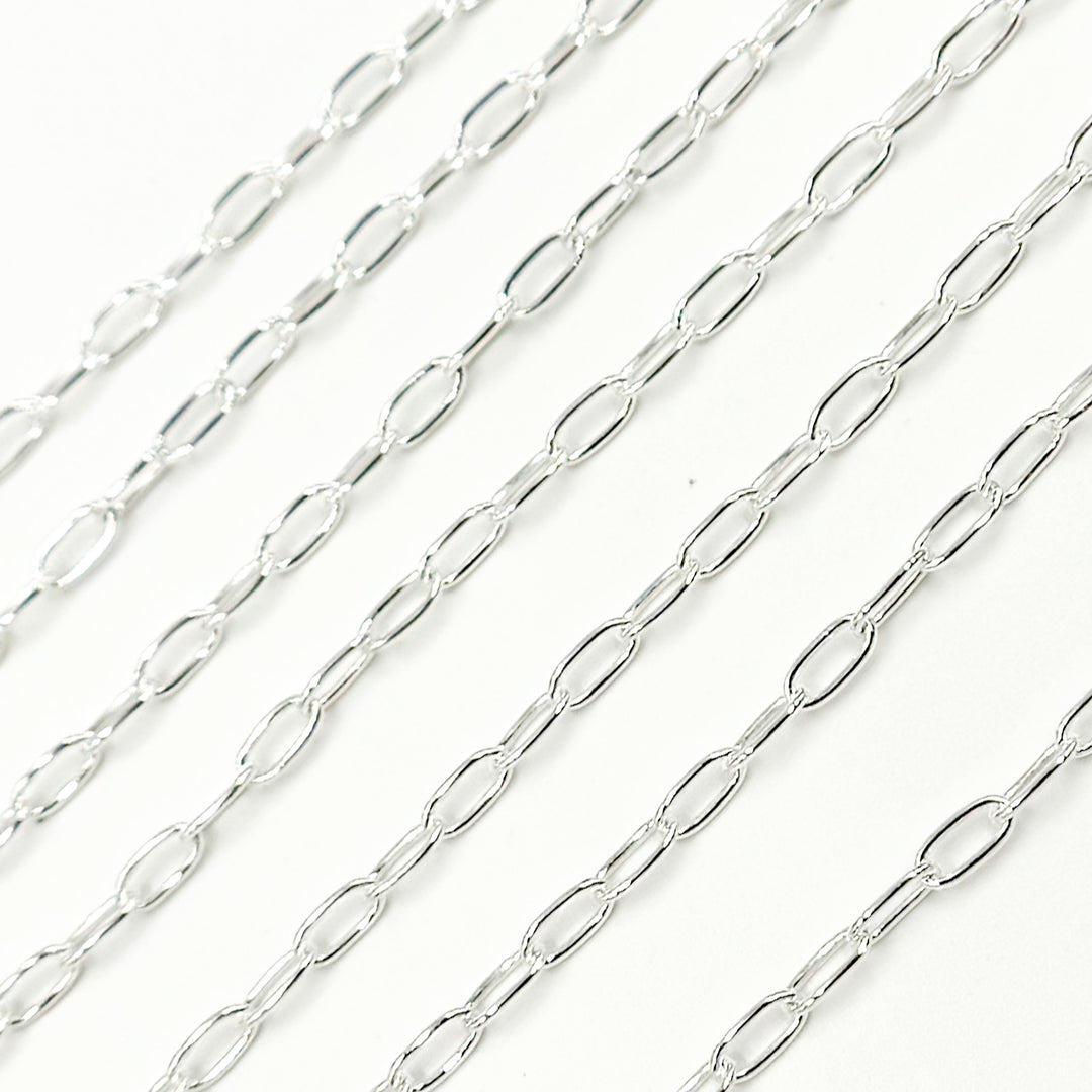 Y137SS. Sterling Silver Paperclip Chain