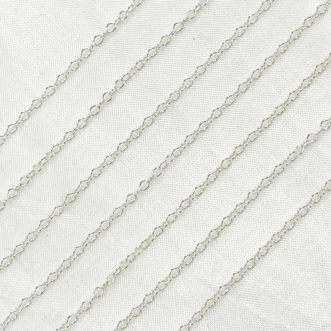 Sterling Silver Cable Link Chains