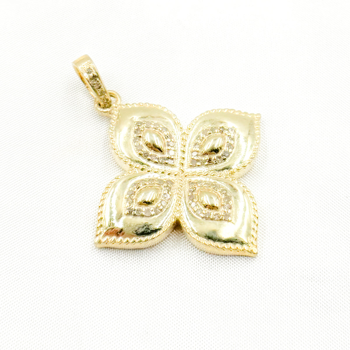 Sterling Silver Flower Pendant
