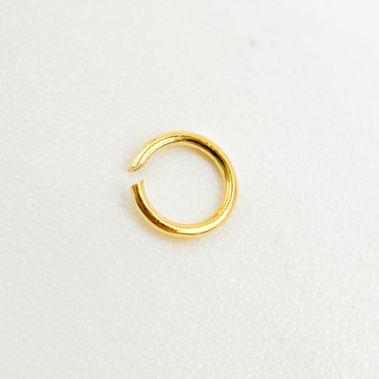 3MM_26 Gauge Gold Plated Sterling Silver Open Jump Ring