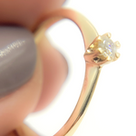 Load image into Gallery viewer, 14K Solid Gold Diamond Ring. RFB15949
