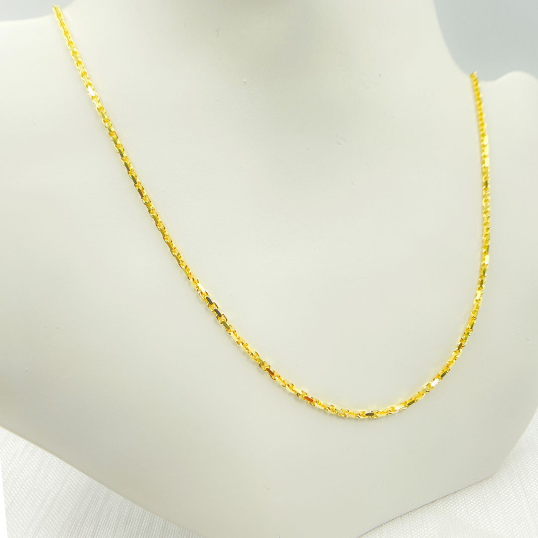 060R04CLH4. 14K Solid Gold Box Chain