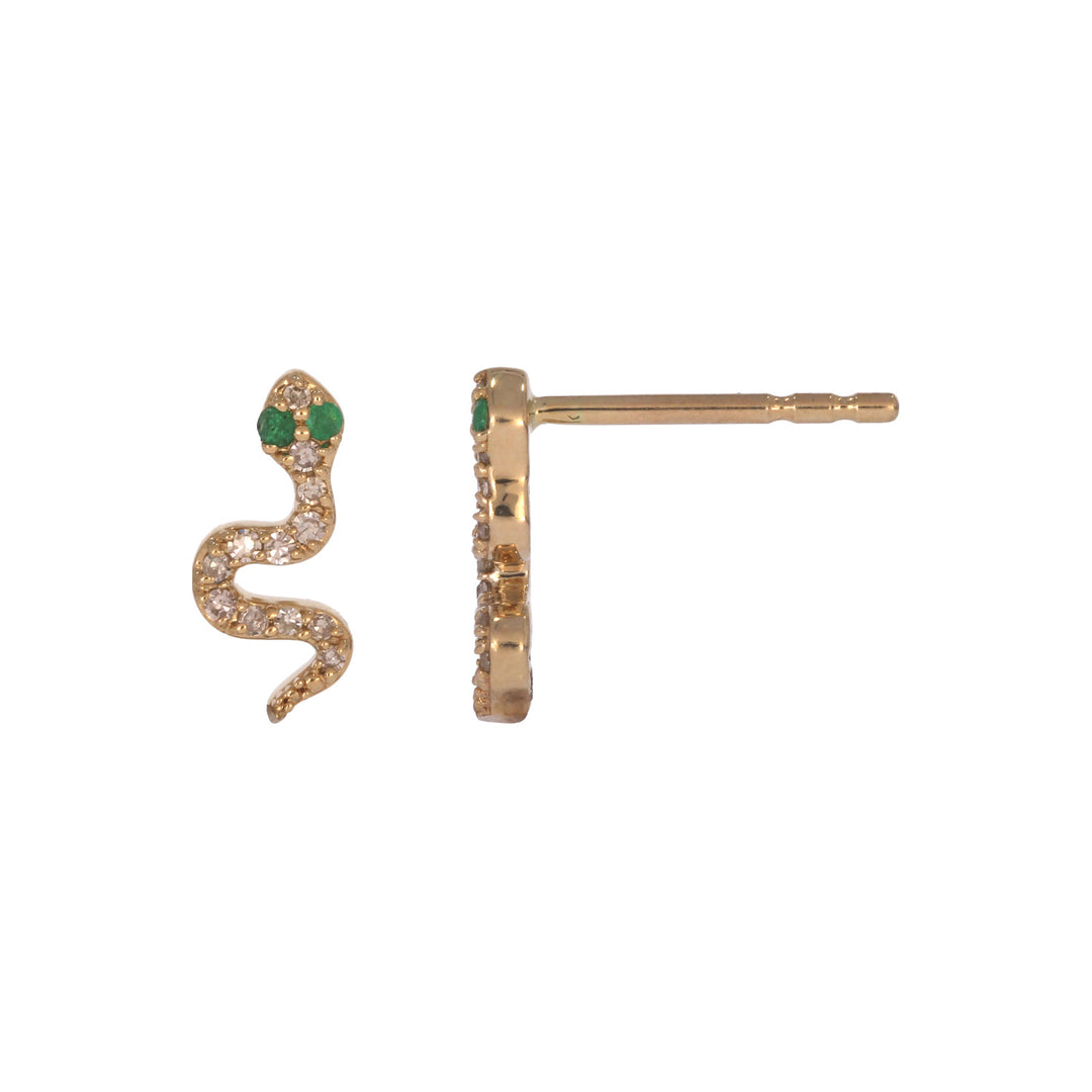EFB53759. 14K Solid Gold Diamond and Gemstone Earrings