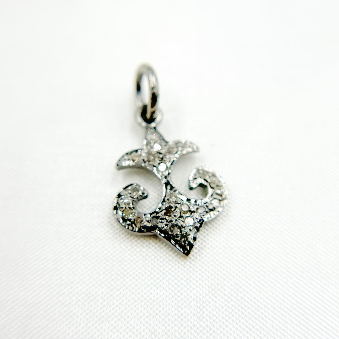 DC441. Diamond Silver Anchor Charm