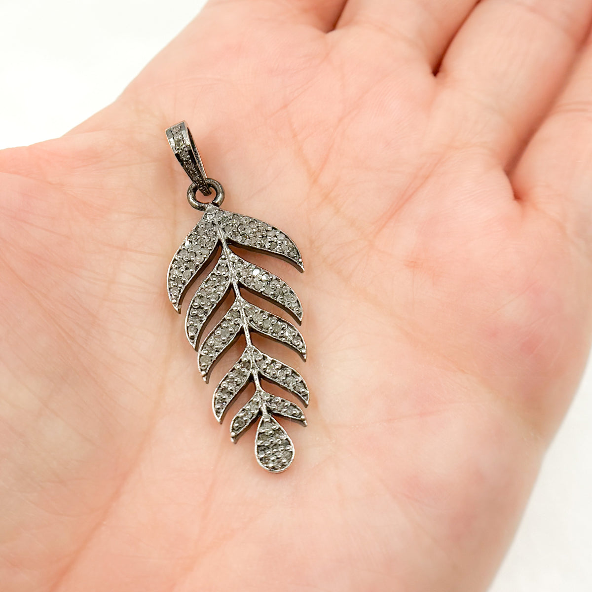 Sterling Silver Leaf Pendant