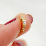 Load image into Gallery viewer, 14K Solid Gold Diamond Huggies. HP402529
