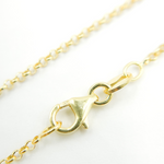 Load image into Gallery viewer, Gold Plated 925 Sterling Silver Rolo Necklace. 28Necklace
