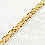 Load image into Gallery viewer, 030SPLT4BYFT. 14K Solid Gold Wheat Chain by the Foot
