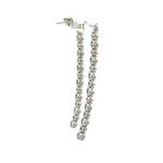 Load image into Gallery viewer, 14k Solid Gold Diamond and Emerald Circles Dangle Earrings. EFG52175EM
