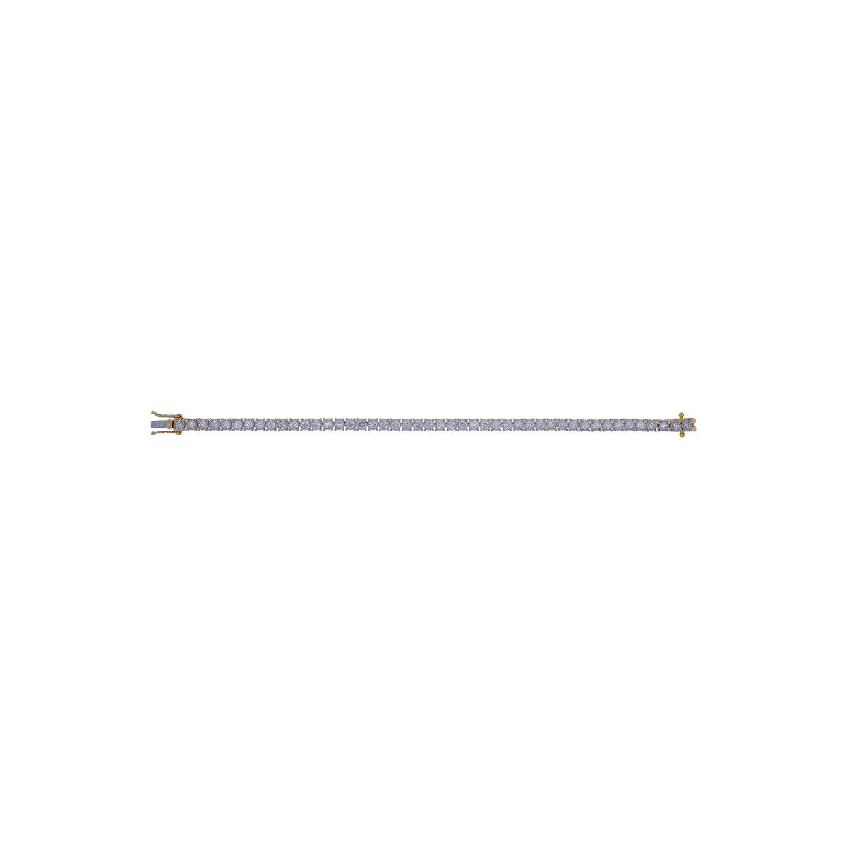 BTR65035. 14K Solid Gold Diamond Tennis Bracelet
