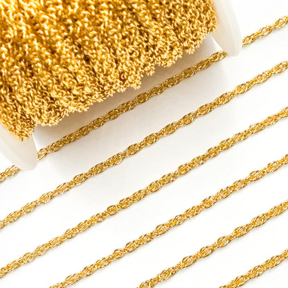 607GF. 14k Gold Filled Rope Chain