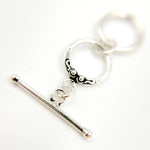 Load image into Gallery viewer, Shop White Sterling Silver Toggle Clasp