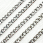 Load image into Gallery viewer, V44OX. Oxidized Sterling Silver Curb Link Chain
