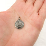 Load image into Gallery viewer, DC250. Diamond Sterling Silver Round Charm
