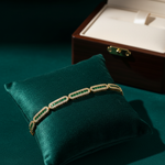 Load image into Gallery viewer, OB401633. 14K Solid Gold Gemstone Bangle