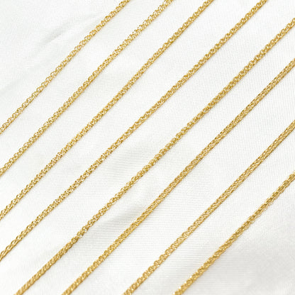 14K Gold Wheat Chain