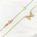 Load image into Gallery viewer, 14K Solid Gold Butterfly Shape Diamond Necklace. NT404719
