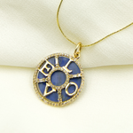 Load image into Gallery viewer, KG77. 14K Solid Gold Love Circle Charm