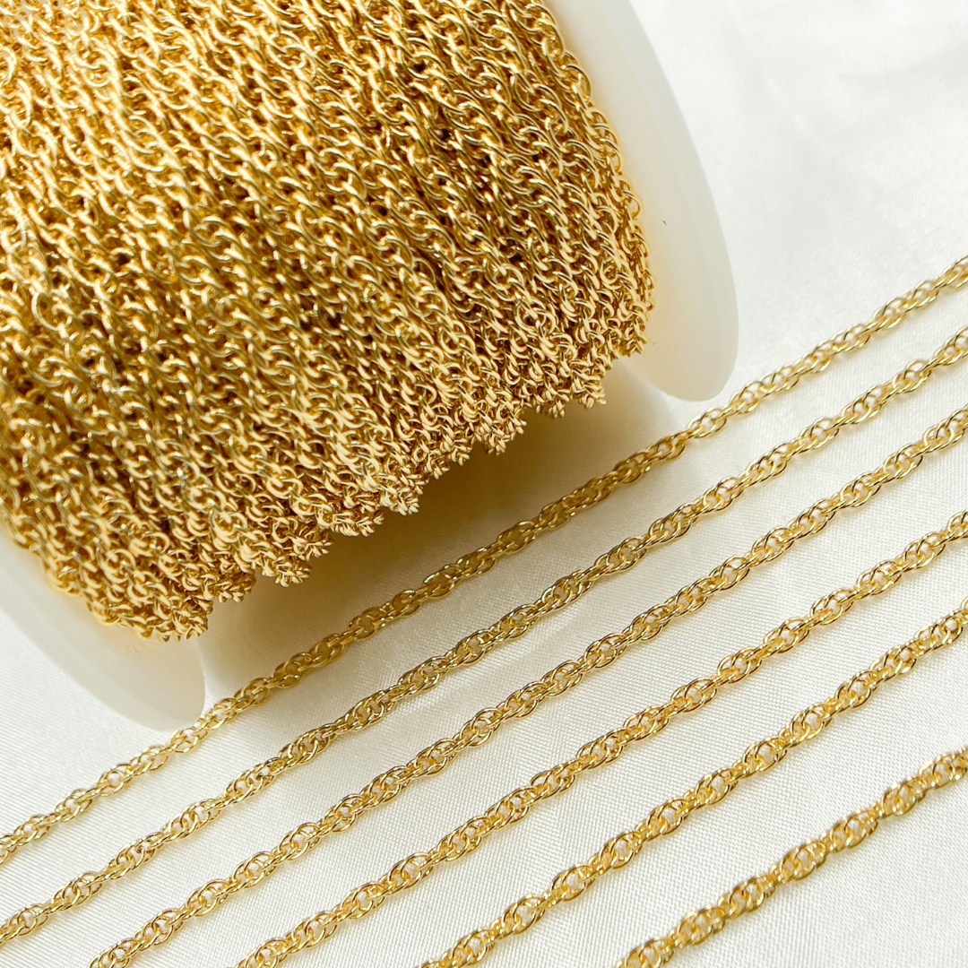 020RGF. 14k Gold Filled Rope Chain