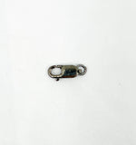 Load image into Gallery viewer, Black Rhodium 925 Sterling Silver  10mm Lobster Clasps. BRLC2
