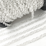 Load image into Gallery viewer, Y104SS. 925 Sterling Silver Hollow Rope Chain
