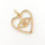 Load image into Gallery viewer, 14K Gold Heart Pendants