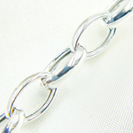 Load image into Gallery viewer, V23SS. Sterling Silver Smooth Oval Link Chain