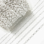 Load image into Gallery viewer, Y128SS. Sterling Silver Diamond Cut Box Link Chain

