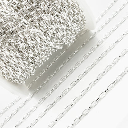 Shop Sterling Silver Diamond Cut Box Link Chain