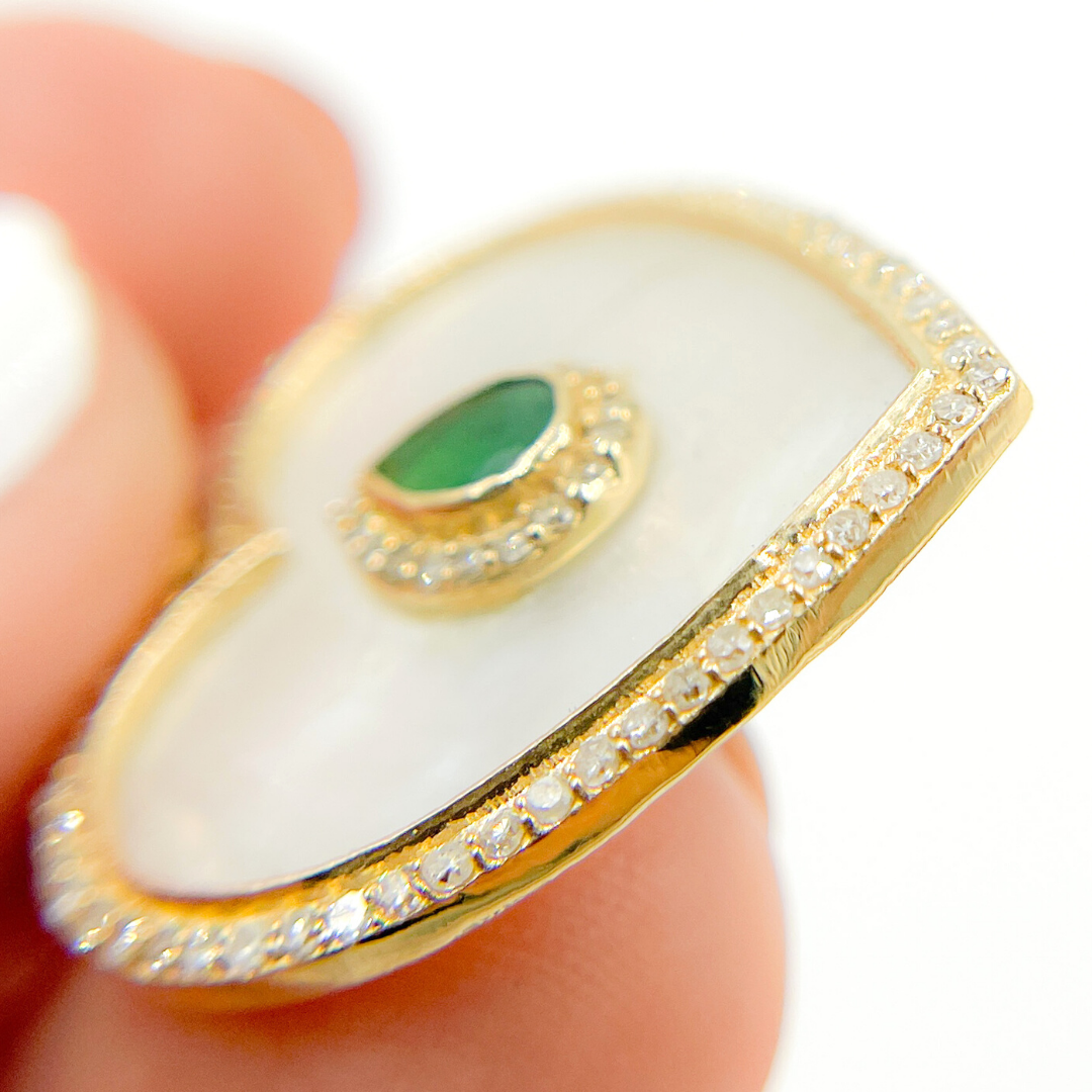KG118. 14K Gold Heart Pendants