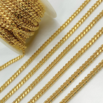 Load image into Gallery viewer, X23GP. Gold Plated 925 Sterling Silver Curb Chain
