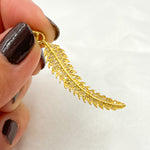 Load image into Gallery viewer, DP088. Diamond Sterling Silver Leaf Pendant
