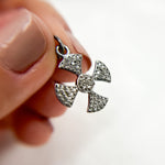 Load image into Gallery viewer, DC306. Diamond Sterling Silver Cross Pendant
